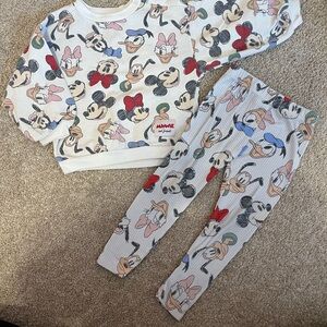 Disney Toddler Girl Sweatshirt and Leggings Set